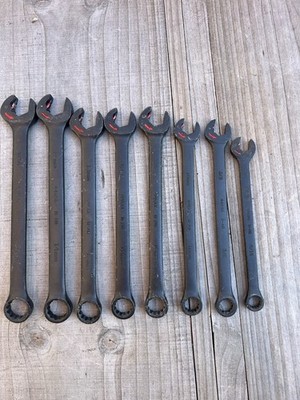 CRAFTSMAN 8 PC. D-AD SERIES STEEL BLACK OXIDE METRIC WRENCHES - FREE SHIPPING