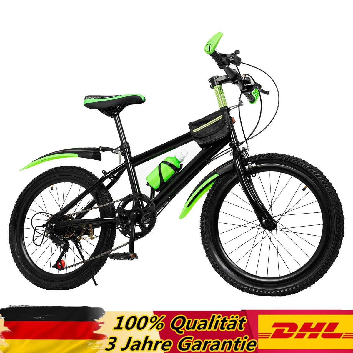 20 zoll mountainbike Mountainbike Austin  20 Zoll  Stahlrahmen  Schwarz  Buxibo  BUXIBO