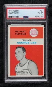 1961-62 Fleer George Lee #27 PSA 4 Rookie RC