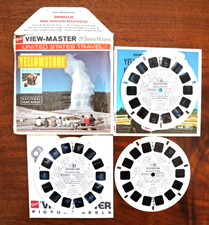 VIEW-MASTER YELLOWSTONE NATIONAL PARK WYOMING A306 GAF 3 REEL SET EXCELLENT