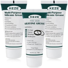 Silicone Grease Waterproof Food Grade 1oz Sealant Lubricant for Plumbers