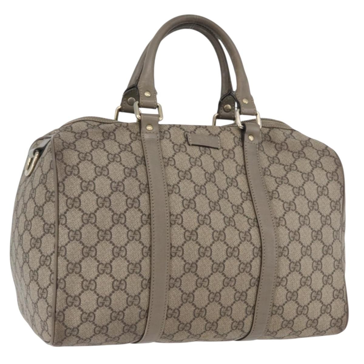 GUCCI GG Supreme Hand Bag PVC Beige Gold 193608 Auth ka2923 | eBay