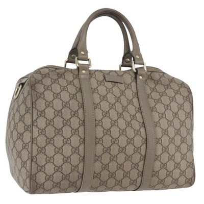 GUCCI GG Supreme Hand Bag PVC Beige Gold 193608 Auth ka2923 | eBay