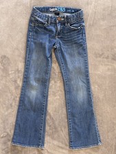 GapKids Girls Size 7 Regular Bootcut Jeans Blue Denim Adjustable Waist Gap