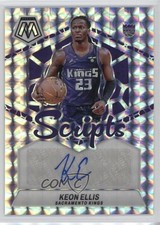 2023-24 Panini Mosaic Scripts Keon Ellis #MS-KES Auto 04dh