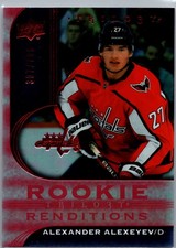 2020-21 Upper Deck Trilogy Rookie Renditions Alexander Alexeyev /799 Washington