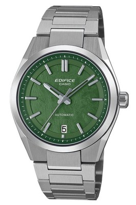 CASIO Edifice Herren-Armbanduhr Automatik Stahl/Grün EFK-100D-3AER