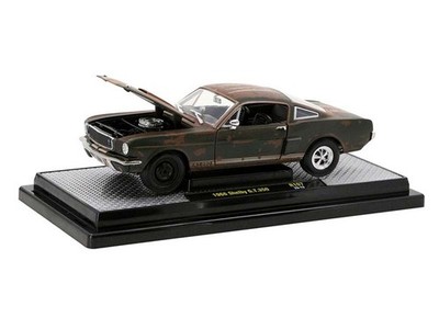1966 Ford Mustang Shelby GT350   Rusted 1:24 Scale Car - M2 Machines 40300-107A