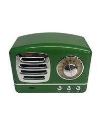 Retro Mini Bluetooth Speaker Portable Avocado Green