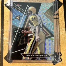 2024 Topps Composite Finest Nolan Cromwell Black Refractor 3/20 Los Angeles Rams