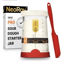Pro Sourdough Starter Kit - 390 Oz Glass Sourdough Starter Jar