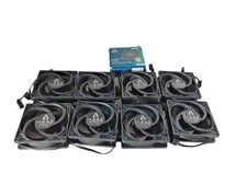 Lot of 9 - Arctic P8 PWM PST CO 80mm 12V Dual Ball Bearing Computer Cooling Fan