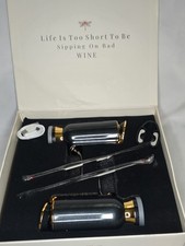 (2) Sorso Wine Aerator, Dispenser, & Preserver Set 