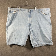 Levi's 469 Loose Denim Shorts Mens 60 Blue Big Tall
