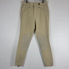 Pikeur Riding Pants Equestrian Breeches Women Size XS Suede Patch Brown Stretch