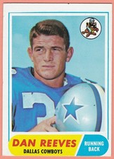 1968 Topps Dan Reeves #77 (169-2)