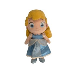 Disney Store Cinderella Toddler Plush Doll 11" Blue Dress Bow