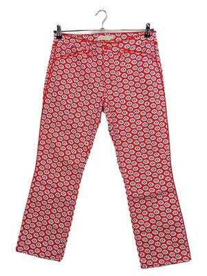 Tory Burch Stoffhose Gr. 30 Rot Blumenmuster Damen