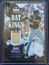 2018 Panini Diamond Kings Bat Kings Frank Thomas Holo Silver /99 White Sox