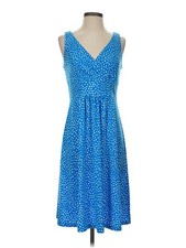 Chaps Women Blue Casual Dress S