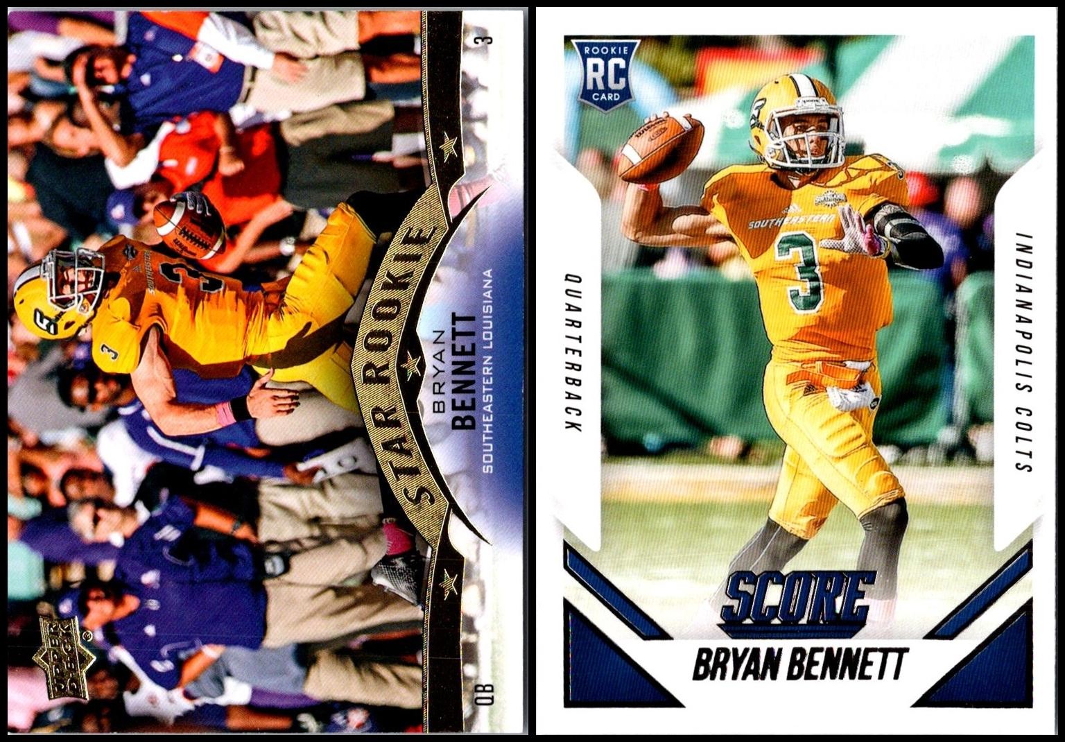 Bryan Bennett (2) Card Lot - Auctionliner