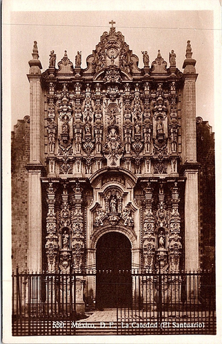 Vintage Postcard RPPC Hugo Brehme El Santuario Mexico City K14 - Picture 1 of 2