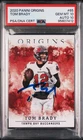 2020 Panini Origins #65 Tom Brady PSA 10/10 ON CARD AUTO