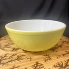 Pyrex Yellow Nesting Mixing Bowl 404 Large 10.25 inch 4 Quart Vintage