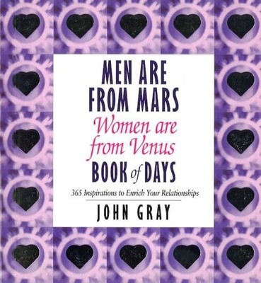 MEN ARE FROM MARS WOMEN/VENUS BK OF DAYS by John Gray Paperback Self Help