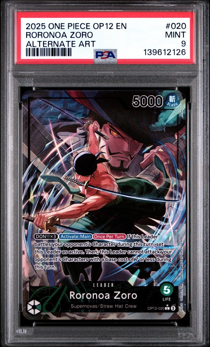 Roronoa Zoro (020) (Alternate Art) OP12-020 Legacy of the Master