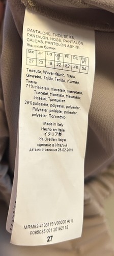 MARINA RINALDI - BEIGE BEQUEME HOSE MR 27 / IT / 56 / US 18 - Bild 6 von 6