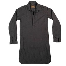 Arok Kids Formal Kurta Size 10 Embroidered Black Heavy Cotton Indian Pakistan