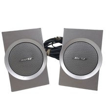 Pair of Bose Companion 3 Series Satellite Speakers Silver Mini U7210