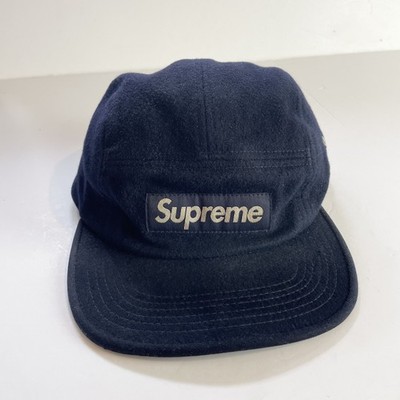 Supreme Loro Piana Mütze 100 % Wolle blau Box Logo 5 Panel Made in USA