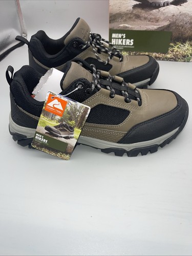 Ozark Trail Herren Stone Low Taupe Leder Wanderstiefel Schuhe Leicht Größe 7 - Bild 3 von 11