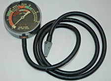 Vtg Hand Held Vacuum Pump Tester Gauge Automotive Diagnostic Tool W Hose
