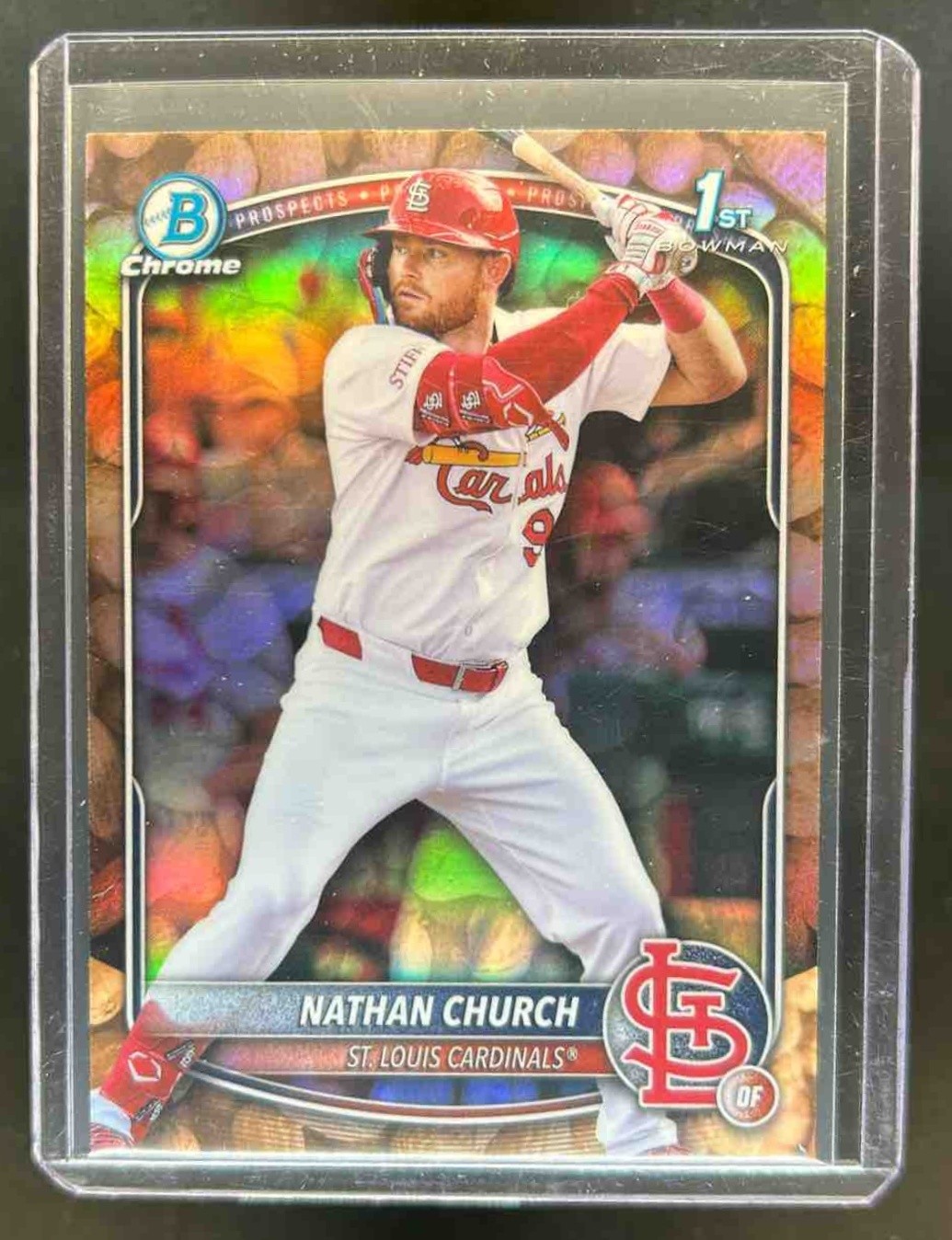 2025 Bowman Chrome Nathan Church Peanuts Refractor 1st Prospect #BCP-192