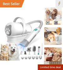 Dog Grooming Kit, Pet Grooming Vacuum with Pet Clipper Nail Grinder, Dog Hair...