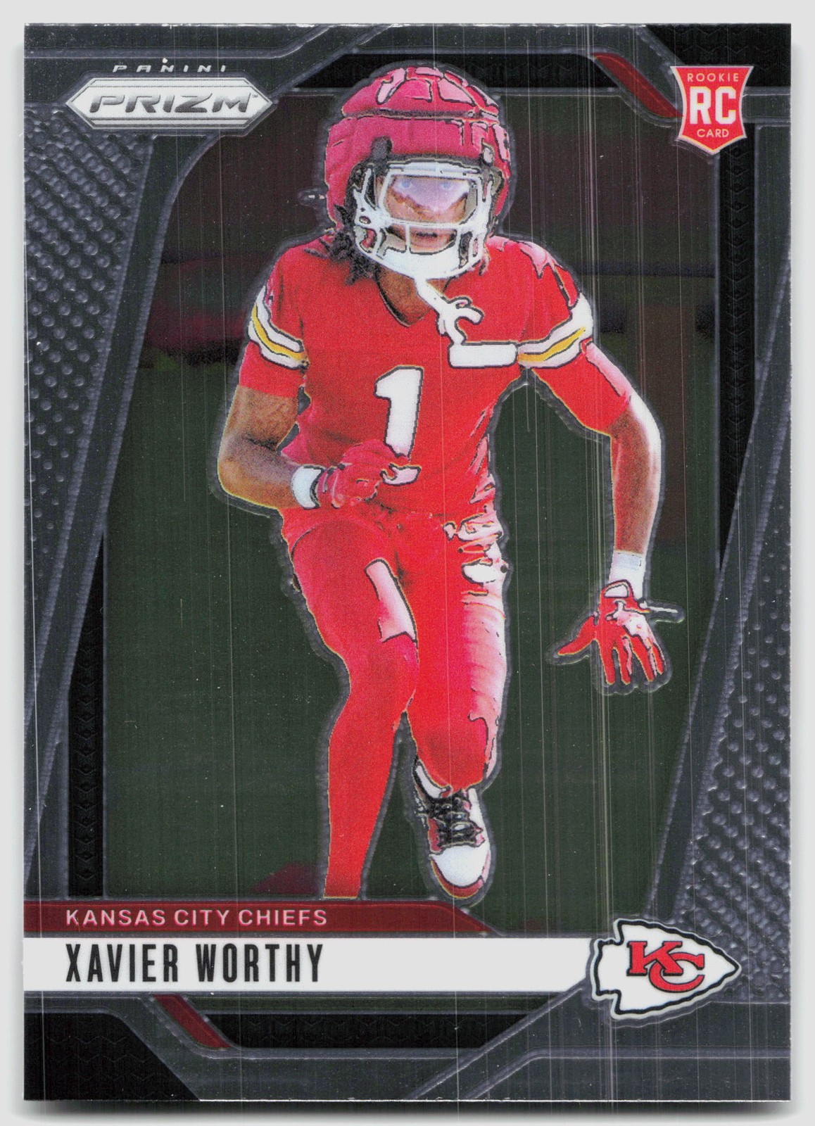 Xavier Worthy Panini Prizm #399 Base