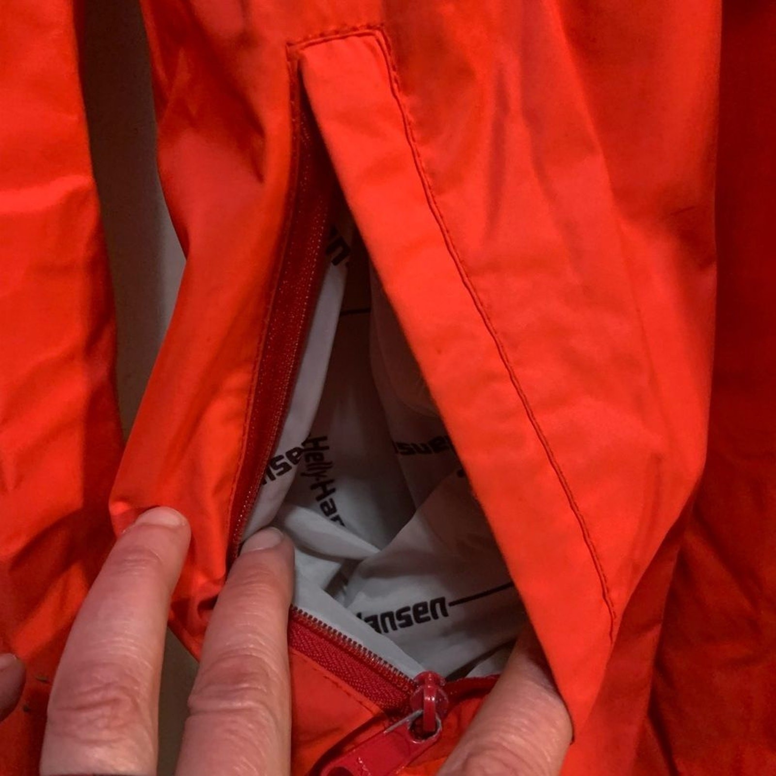 Helly Hansen jacket orange performance wind break… - image 4