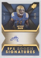 2014 SPx SPx Rookie Signatures Die-Cut Auto 25/25 Anthony Barr #130 Auto 0s55