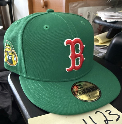 New Era 59FIFTY Boston Red Sox Green Fitted Cap The Simpsons Patch 7 1/2