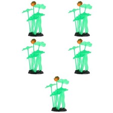 5-pak Gospodarstwo domowe Akwarium Ornament Delikatny Lotos Akcesoria Dekoracyjne