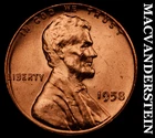 1958 Lincoln Wheat Cent-Choice Gem Brilliant Uncirculated No Reserve #G8519