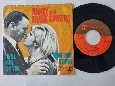 Nancy and Frank Sinatra - Somethin' stupid 7'' Vinyl Germany