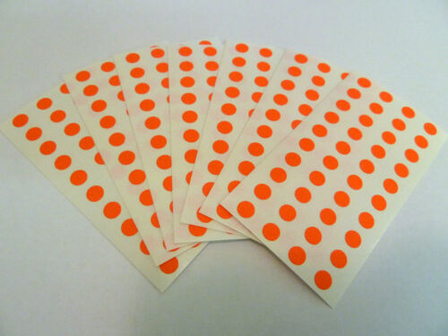 6mm Round dot Stickers Coloured Circles Small Circular Sticky Labels 32 colours - Picture 21 of 33