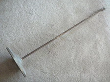 ANTIQUE BRASS & IRON COUNTRY STORE ROLL PAPER & STRING HOLDER E. LEGER CHICAGO