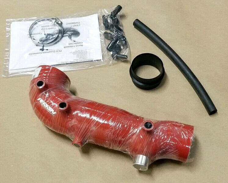 Perrin Red Silicone Turbo Inlet Hose for WRX STi Forester XT