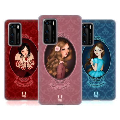 HEAD CASE DESIGNS FAIRY TALE PRINCESSES SOFT GEL CASE FOR HUAWEI PHONES 4