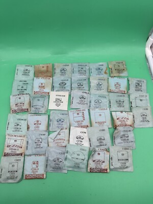 VINTAGE MIXED LOT OF REPLACEMENT GLASS WRISTWATCH CRYSTALS WATCHMAKER PARTS MIXED LOT OF REPLACEMENT GLASS WATCH CRYSTALS WATCHMAKER  main image 2
